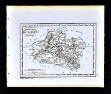 1841 Perrot Francia Mappa