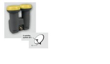 LNB UNIVERSALE MONOBLOCCO DUAL FEED 0,1db IDDIGITAL LNB219 SAT SKY TV FILM 0.1DB