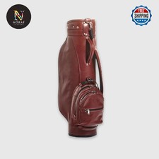 Borsa da golf in pelle fatta a