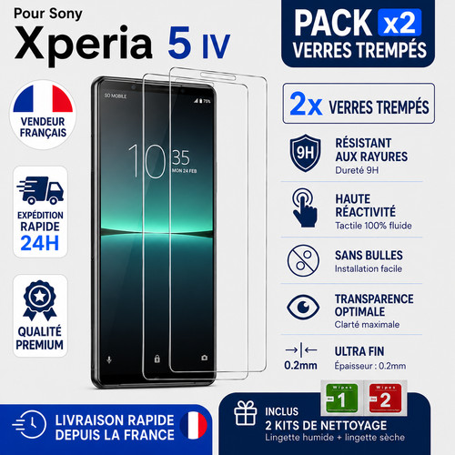 Verres trempé sony xperia - 2x,
