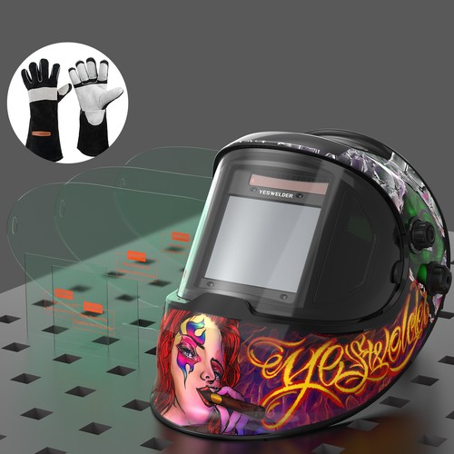 1 maschera saldatore - maschera,