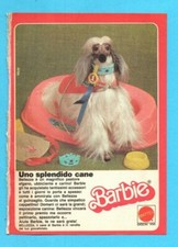 TOP980-PUBBLICITA'/ADVERTISING-1980-BARBIE-BELLEZZA IL CANE DI BARBIE-1 foglio 