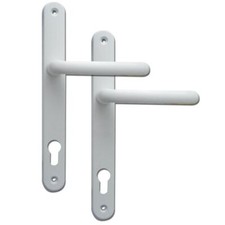 FAB & FIX Balmoral 92PZ Leva/Leva UPVC Mobili - Fissaggi 265mm - Bianco