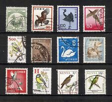 Stati vari, minicollezione tematica Animali-Uccelli/Birds, 12v usati (pha100)