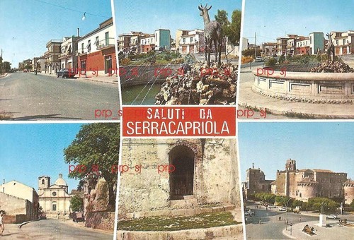 Cartolina serracapriola 1976 - serracapriola,
