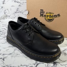 Scarpe DR MARTENS nere Crewson Lo TAGLIA UK9,5 EU44 nuove con scatola pull up pelle basse