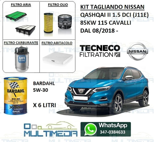 Kit tagliando filtri olio - 4, e