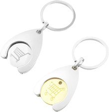 2 Pezzi Gettone Carrello