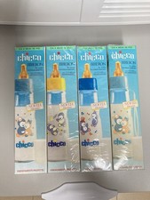 4 Biberon Vintage Vetro Della Chicco ( Sigillati ) E Un Termos Usato 1 Volta