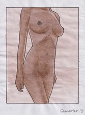 Disegno Acquerello Di Donna