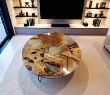 Tavolo rotondo in resina