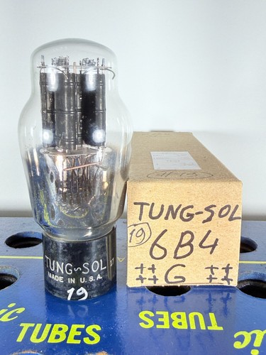 Piastra nera tung sol 6b4g - nera, tung-sol