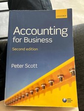 Accounting for business book