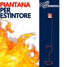 Piantana Porta Estintore kg6 Con Asta E Cartello universale uffici ristoranti
