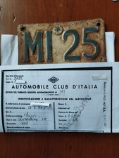  Moto Guzzi Cardellino Targa +Visura No Vespa
