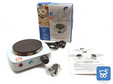 Mini Piastra Elettrica corrente 500w diametro 10cm 5 livelli Spia Led 220V Casa