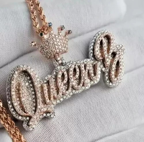 Ciondolo lettera corona - lettera,