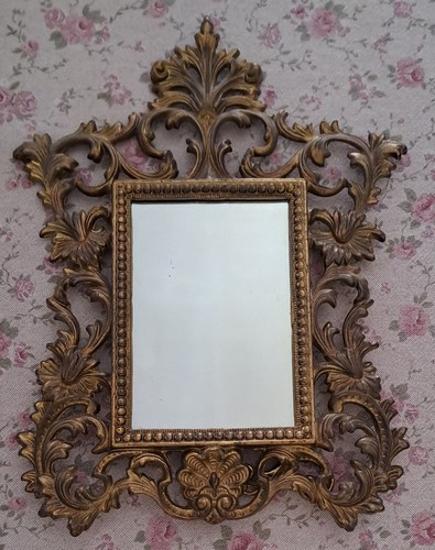 Cornice con specchio bronzo - cornice,