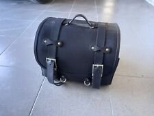 Grande borsa moto in cuoio firmata  "Max cuoio"