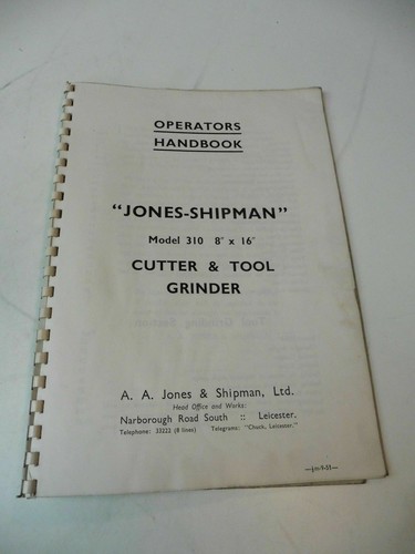 Jones shipman modello - &,