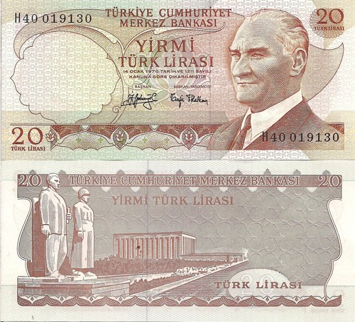 Turchia p187 lirasi - turchia, 20