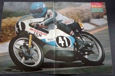 advertising Pubblicità brochure-POSTER PAOLO PILERI MORBIDELLI 125 MOTO EPOCA