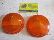 COPPIA PLASTICHE FANALI FRECCE ANT. FIAT 850 COUPE - 124 COUPE - ABARTH 1000 SP
