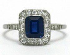 3Ct Emerald Cut Sapphire