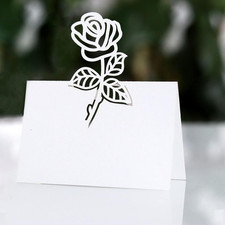 50 Pezzi Segnaposti Di Rosa