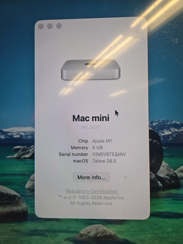 Apple mac mini 2020 - mini, m1