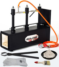 DFPROF3+1D Forgia a Gas Propano Fucina Forno Bruciatore Fabbro