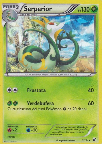 Carta pokemon serperior - serperior,