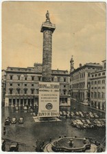 ROMA - PIAZZA COLONNA - CARTELLONE PUBBLICITARIO - VIAGG. 1951 -40100-