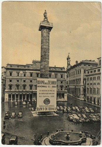 Roma piazza colonna - roma,