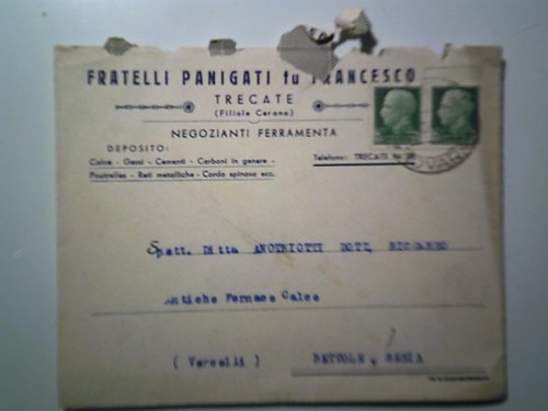 Busta viaggiata fratelli - viaggiata, "fratelli