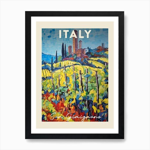 Quadro san gimignano italia - san, 3