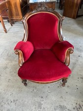 POLTRONA LUIGI FILIPPO IN NOCE