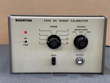 Boonton 2500 DC Range