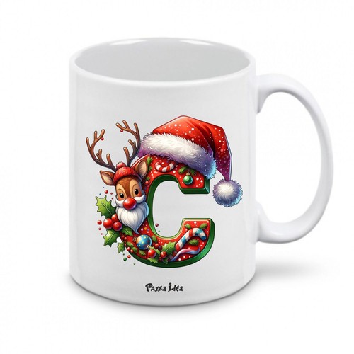 Tazza natale con - , lettere