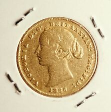 KM#4 RARE AUSTRALIA 1866 SOVEREIGN VITTORIA ORO AU53 7.98gr 0.917 GOLD