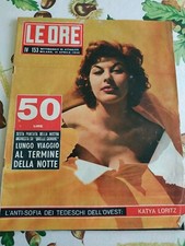 Rivista Le Ore n.153 del 1956 Anti-Sofia dei tedeschi dell'Ovest Katya Loritz