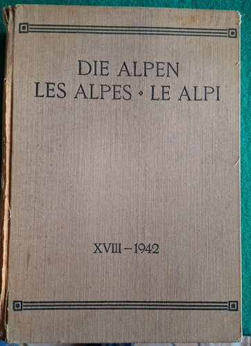 1942 alpi rivista touring - alpi,