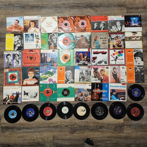 Schallplatten singles konvolut - schallplatten,