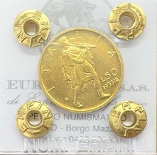 MONETA ORO REGNO D'ITALIA 50