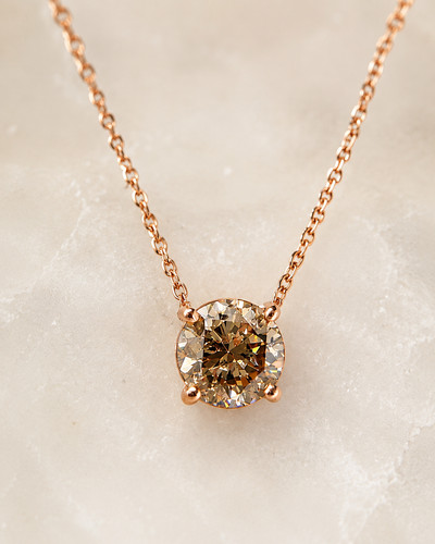 Collana oro rosa - rosa, 14kt