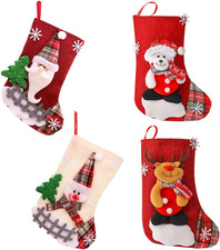 4 Pezzi Calza Befana Vuota, Calze Della Befana, Calze Della Befana Vuote, 23 * 1