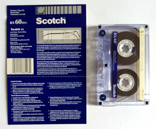 Musicassetta scotch bx60 - musicassetta,