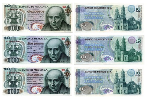 Mexico messico pesos 1975 - mexico,