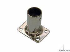 BASE RACCORDO PULPITO A 90° BASE RETTANGOLARE 60X45 MM. IN ACCIAIO INOX Ø MM. 25