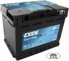 BATTERIA PER AUTO EXIDE EL600